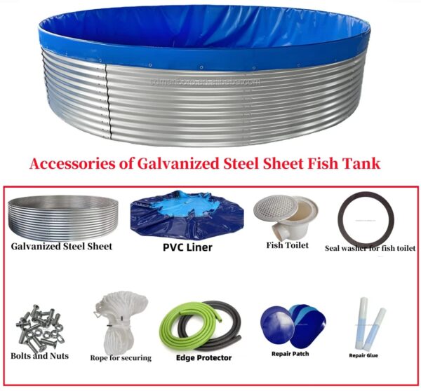 Galvanized Steel Sheet Fish Tank